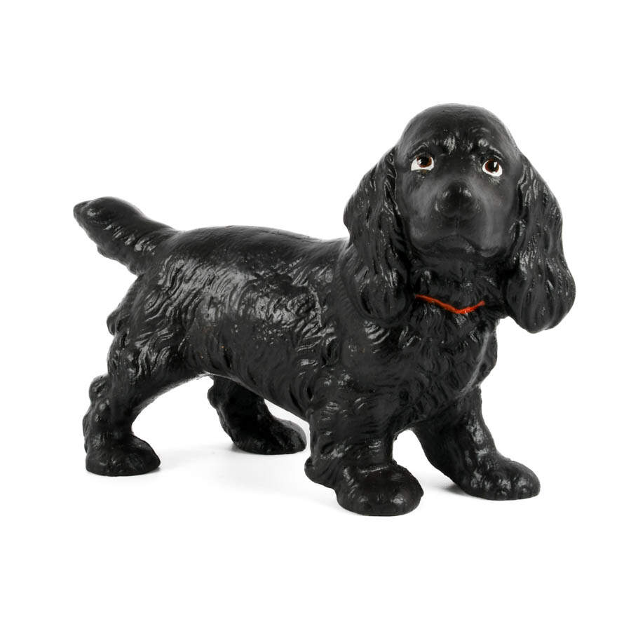 Cast Iron Hubley Spaniel Dog Doorstop-1