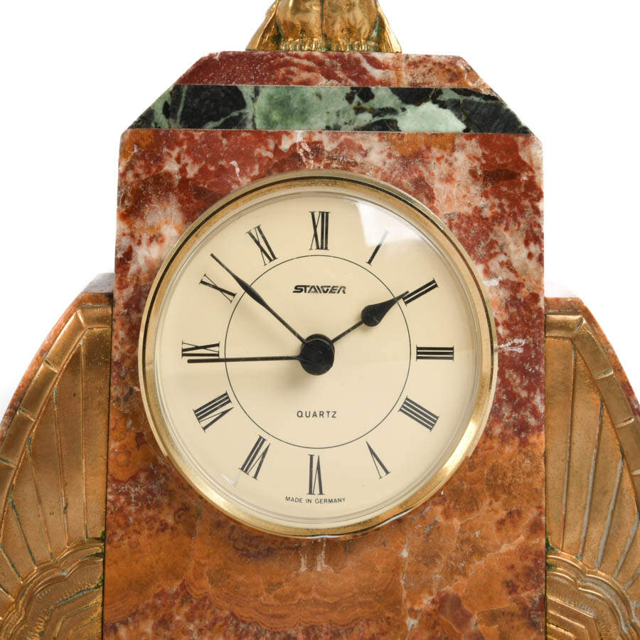 Stager Art Deco-Style Quartz Clock-3