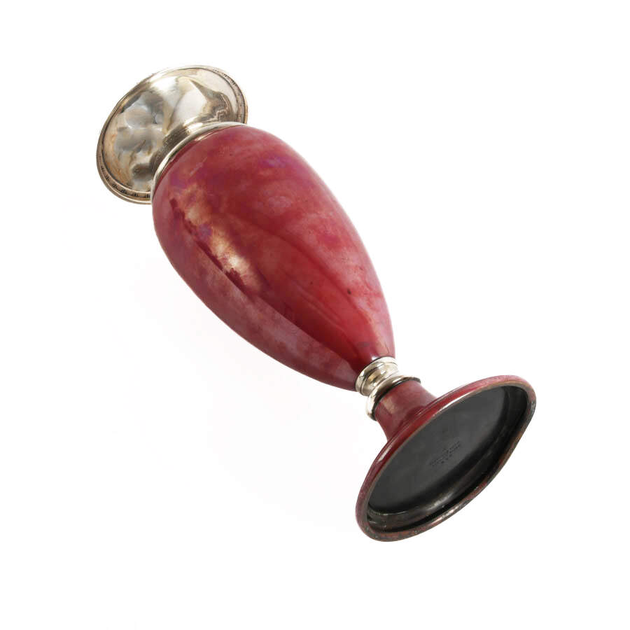 La Pierre Babylonian Bronze and Sterling Silver Vase-5