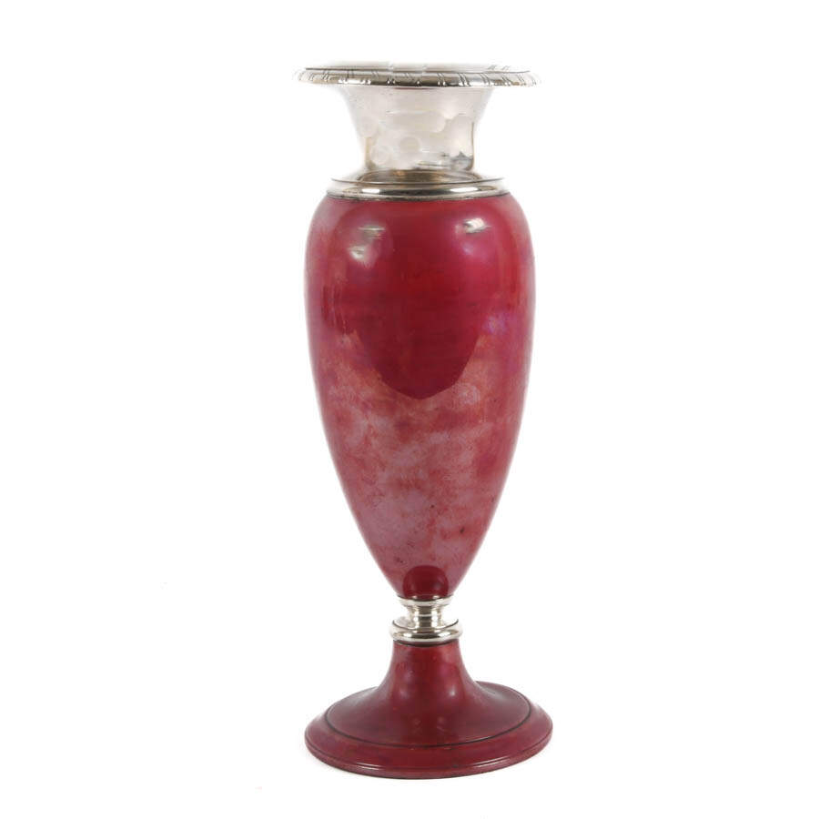 La Pierre Babylonian Bronze and Sterling Silver Vase-2