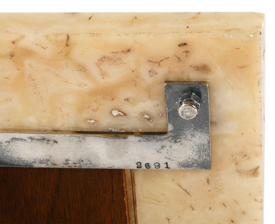 Marble and Bronze Mount Picture Frame-3