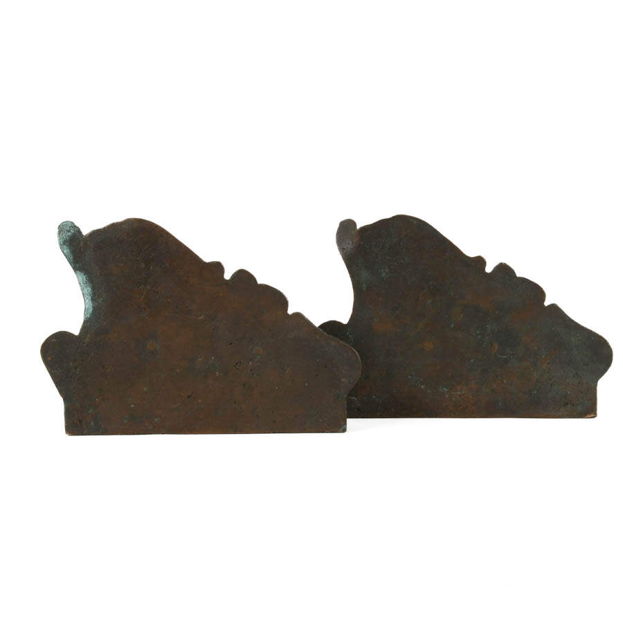 Cast Bronze Lion Doorstop-6