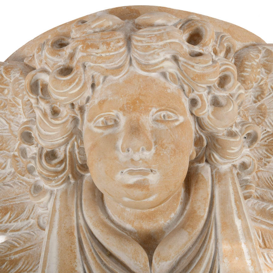Classical Cherub Terracotta Hanging Wall Shelf-2