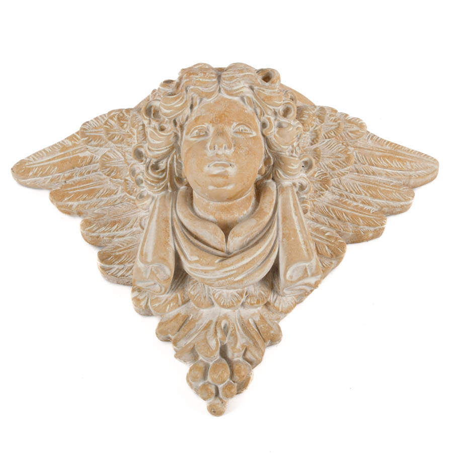 Classical Cherub Terracotta Hanging Wall Shelf-1