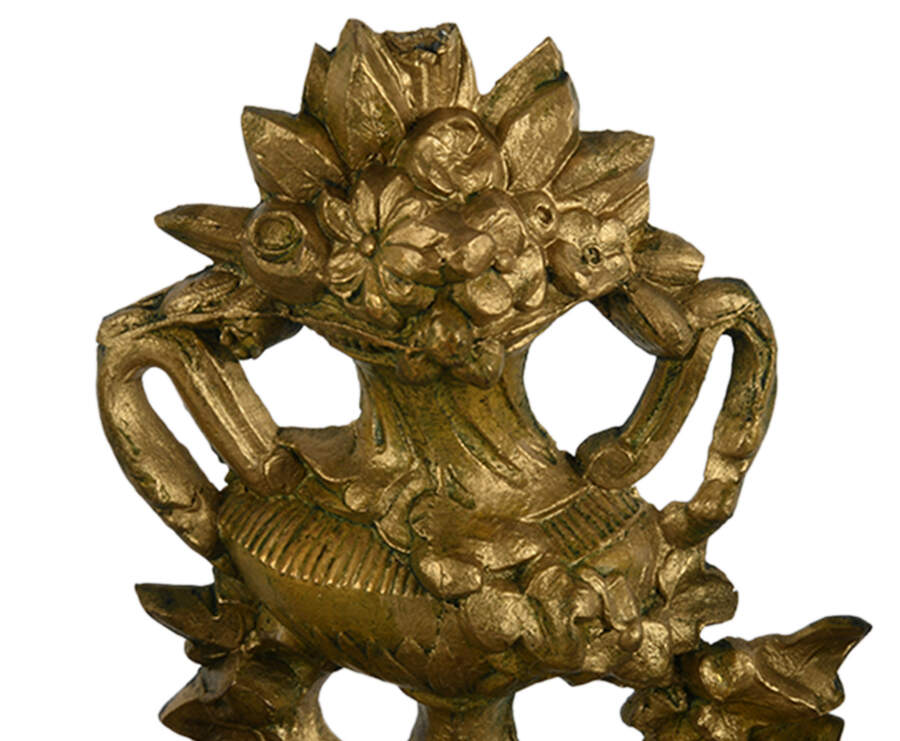 Antique French Ornate Gilt Clock-4