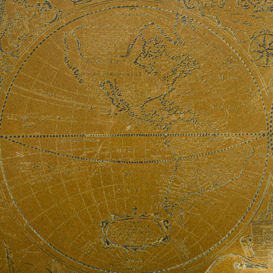 Nova Totius Terrarum Orbis World Map Wall Plaque-4