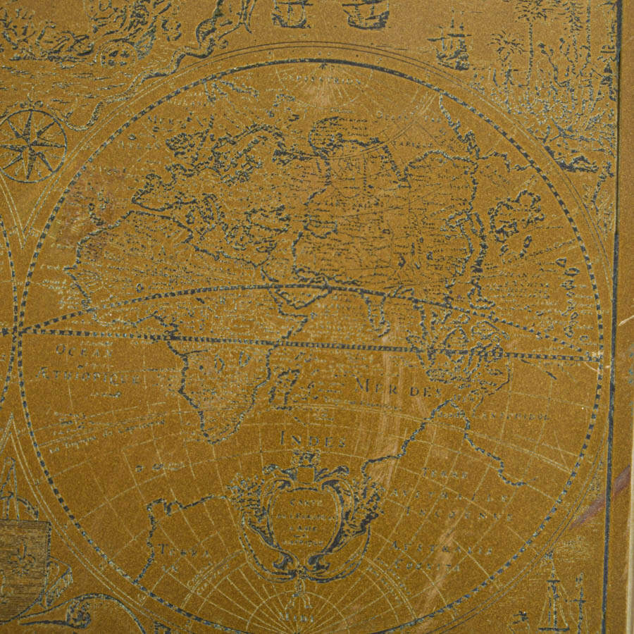 Nova Totius Terrarum Orbis World Map Wall Plaque-3