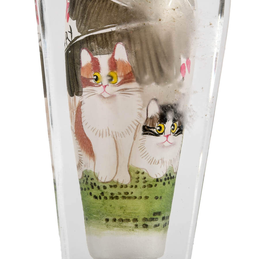 Grouping of Four Chinese Reverse Painted Glass Snuff Bottles-5