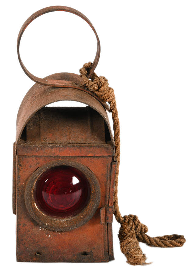Antique Railroad Lantern-4