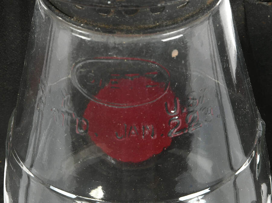 Antique 1923 Dietz Junior Gold Blast Wagon Lantern-5