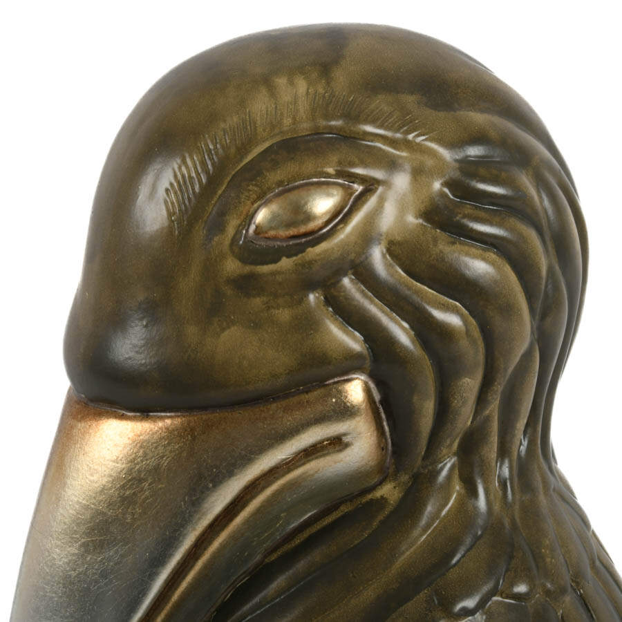 Silver Resin Pelican Figure-4