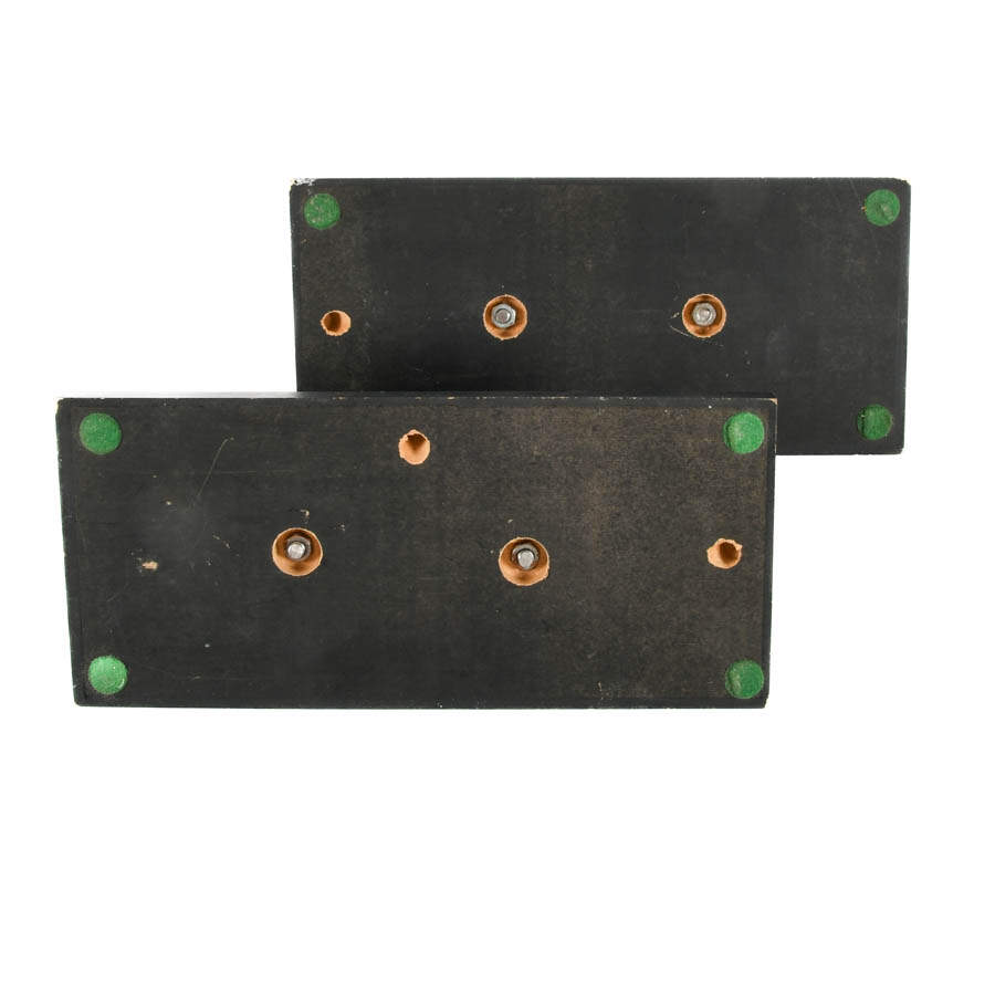 Pair of Cast Iron and Wood Train Bookends-6