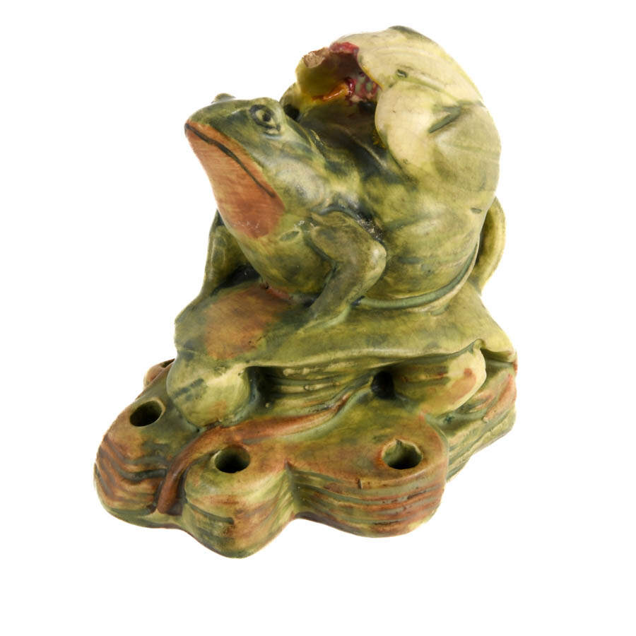 Weller Pottery Muskota Flower Frog-6