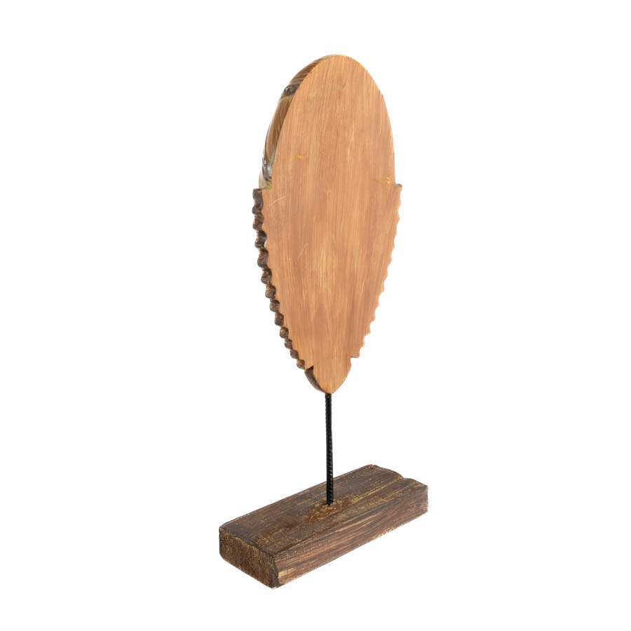 African Tribal Mask on Stand-5