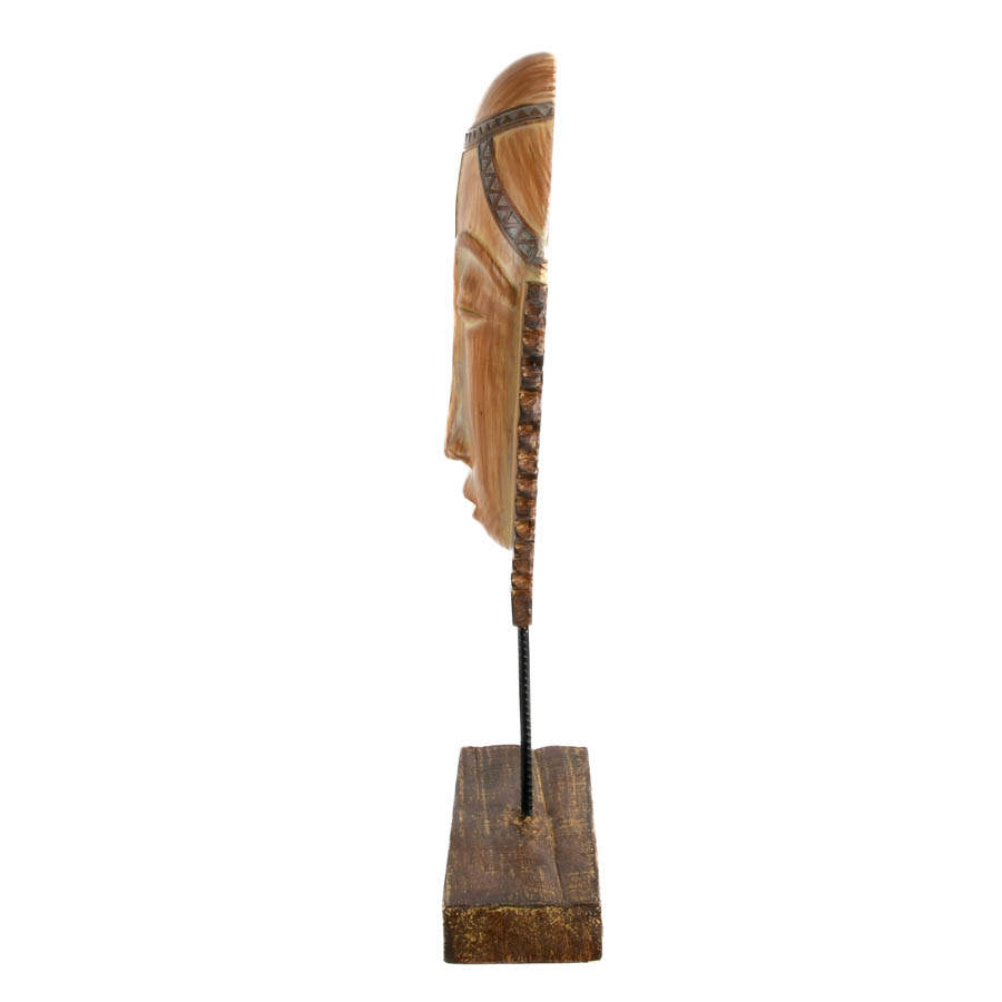 African Tribal Mask on Stand-4