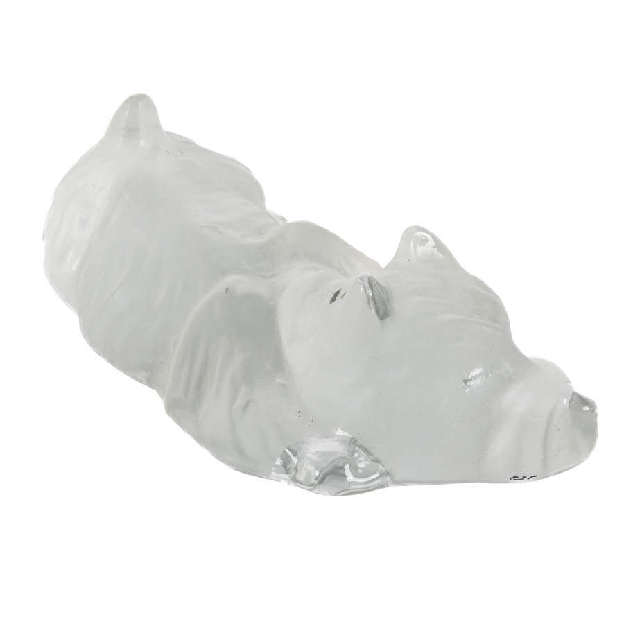 Scottie Dog Viking Glass Paperweight-4