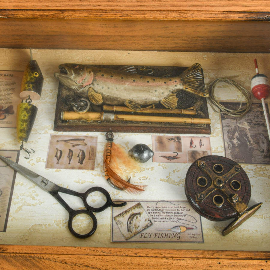 Fly Fishing Display Shadow Box-2
