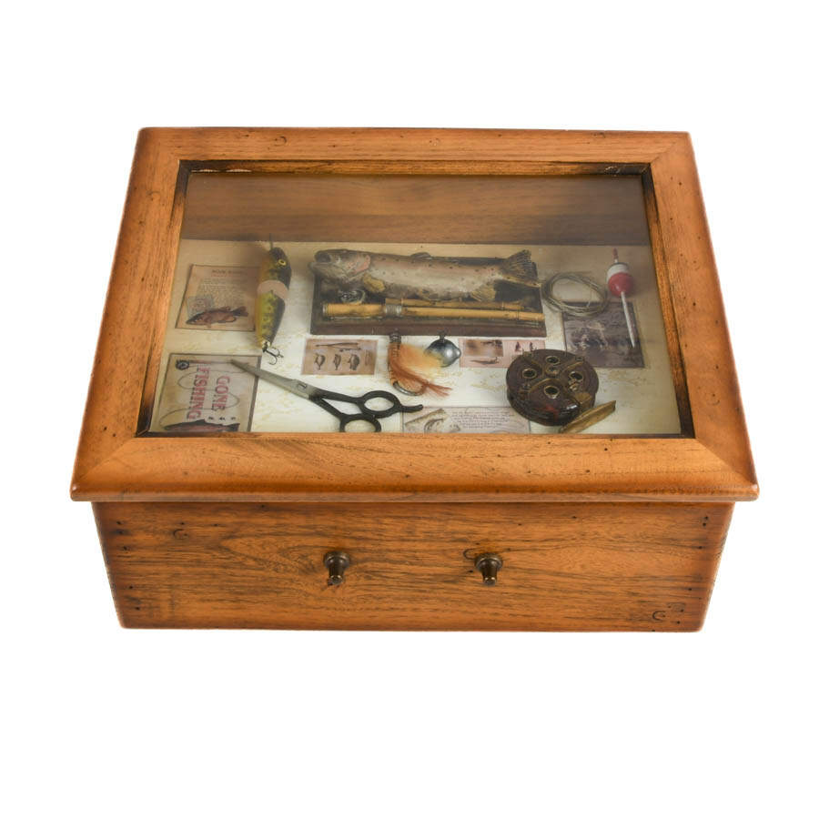 Fly Fishing Display Shadow Box-1
