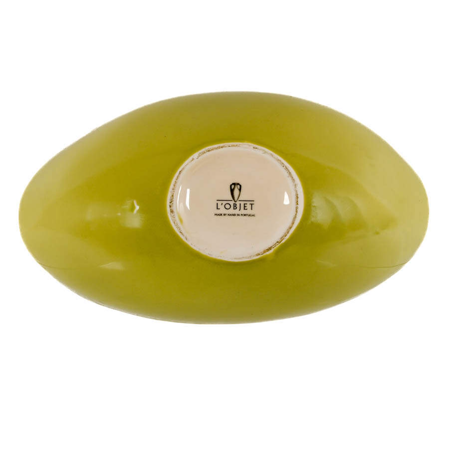 L'Objet Meridian Green Oval Seashell Bowl-7