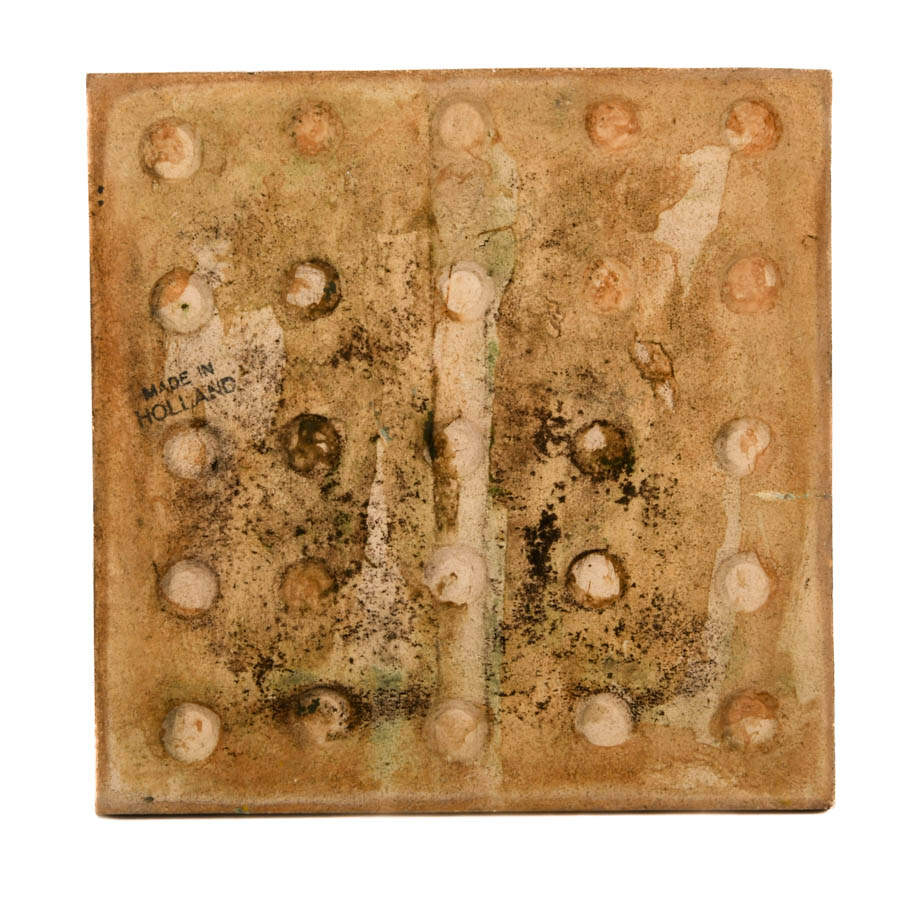 Johann Von Schwarz Art Nouveau "Puss N Boots" Ceramic Tile-5