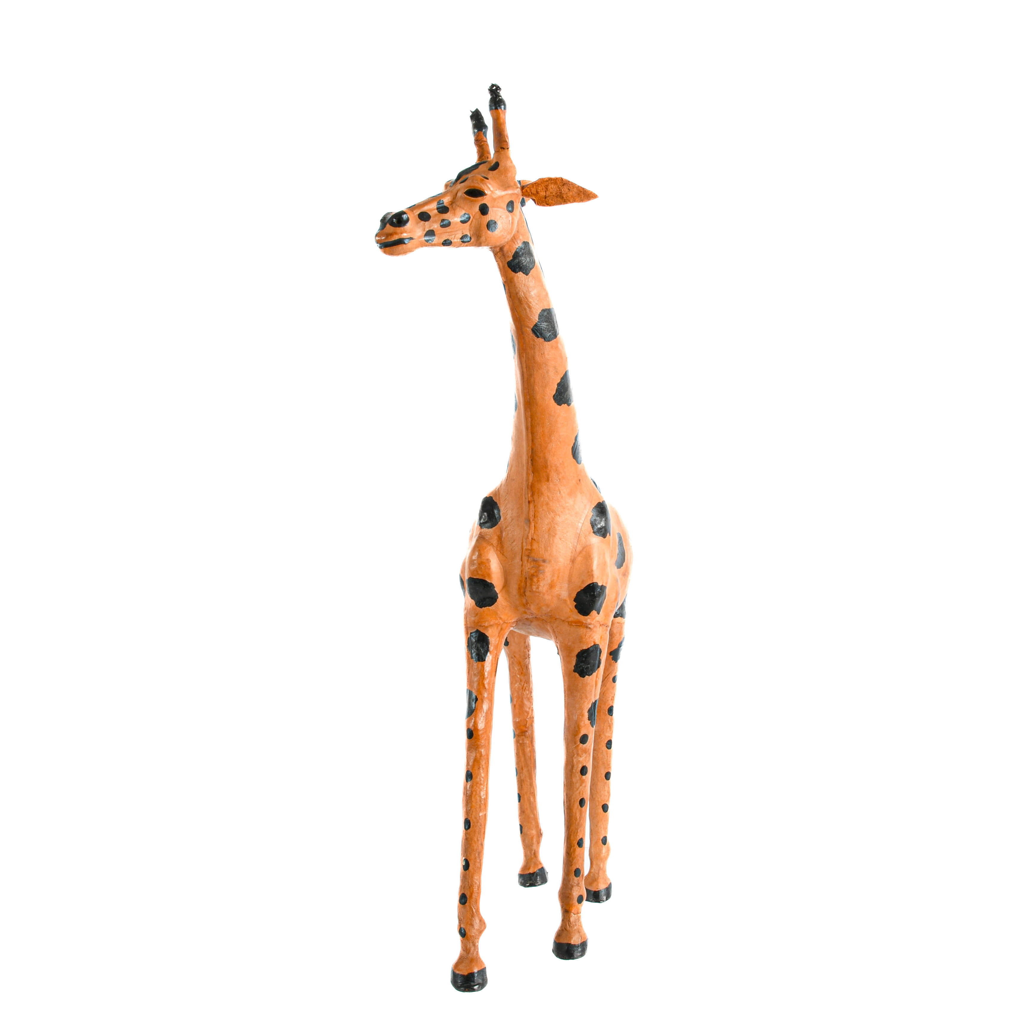 Abercrombie & Fitch-Style Leather and Painted Giraffe Figure-8