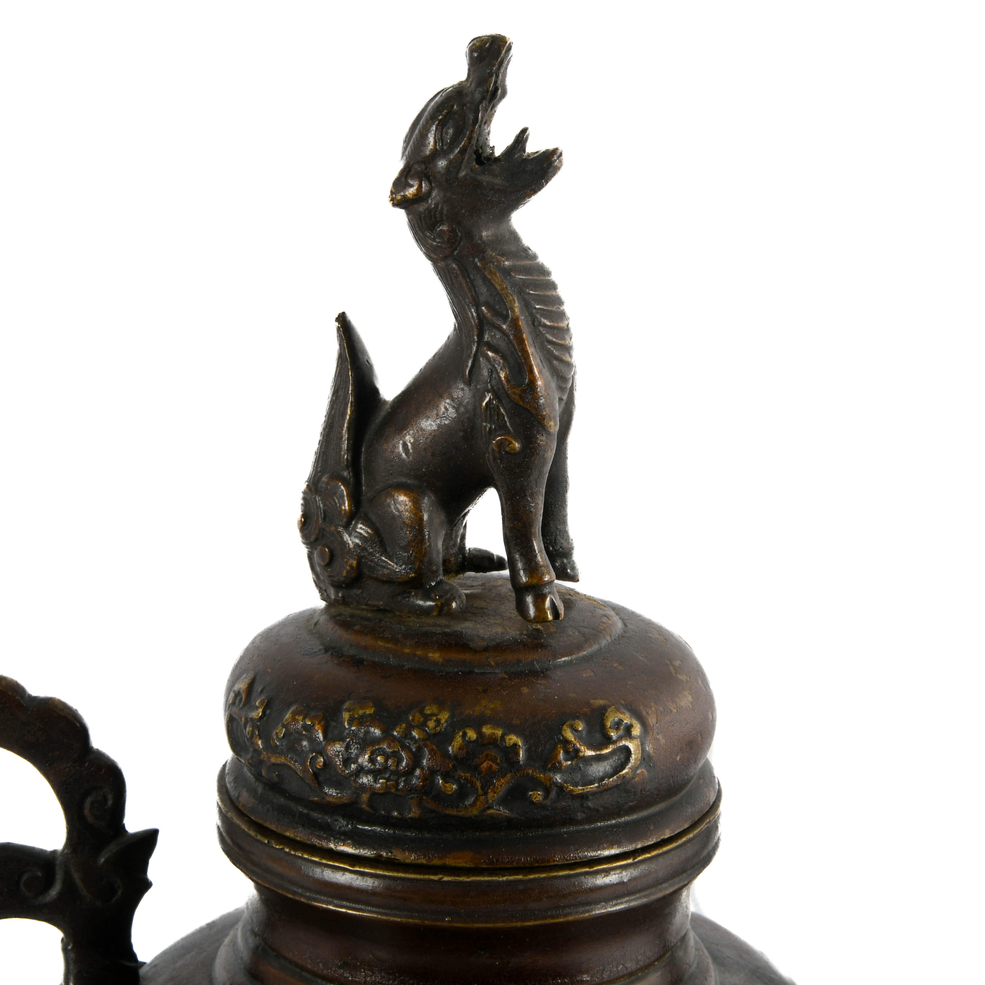 Antique Pair of Bronze Japanese Censers-5