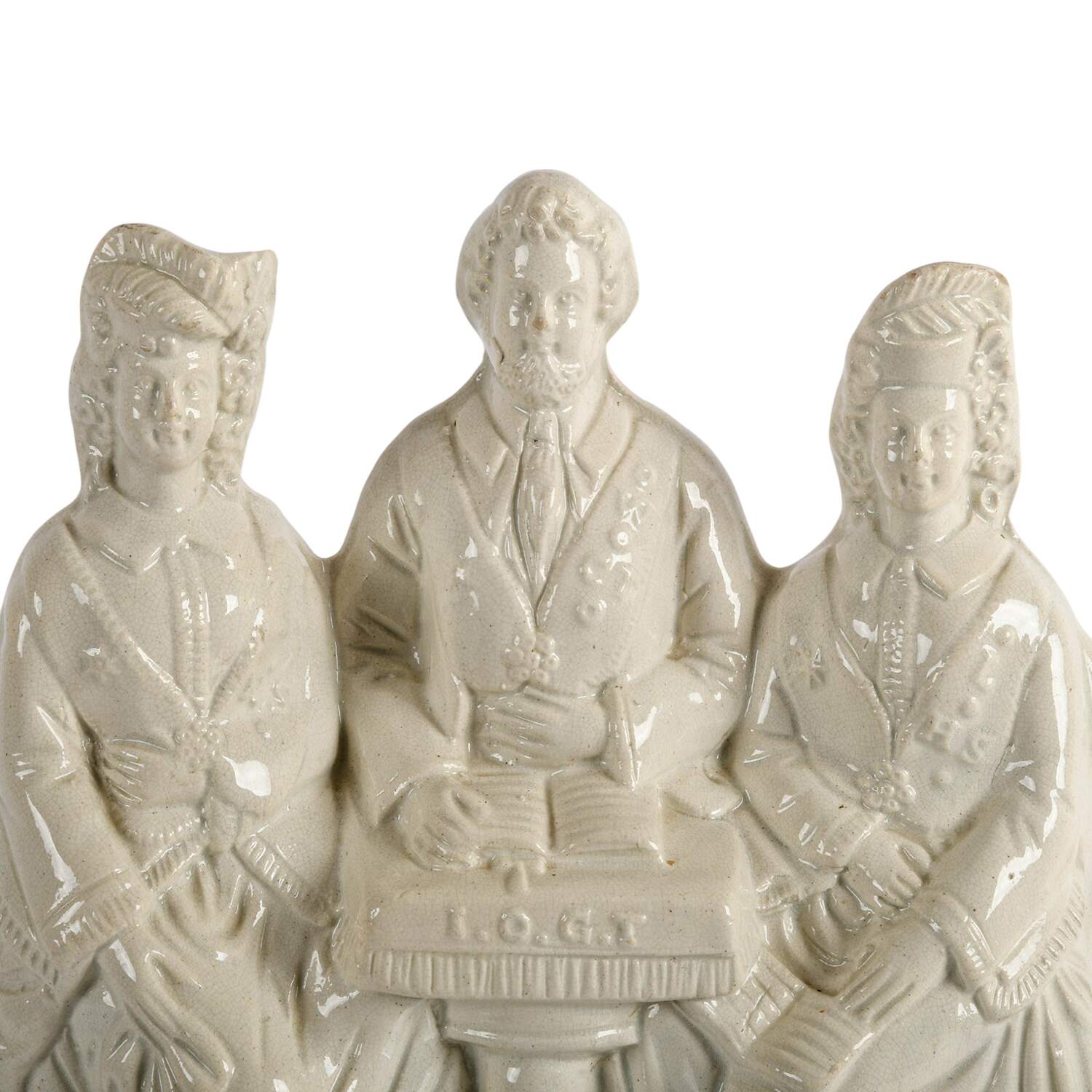 Antique Independent Order of Good Templars Staffordshire Figure-2