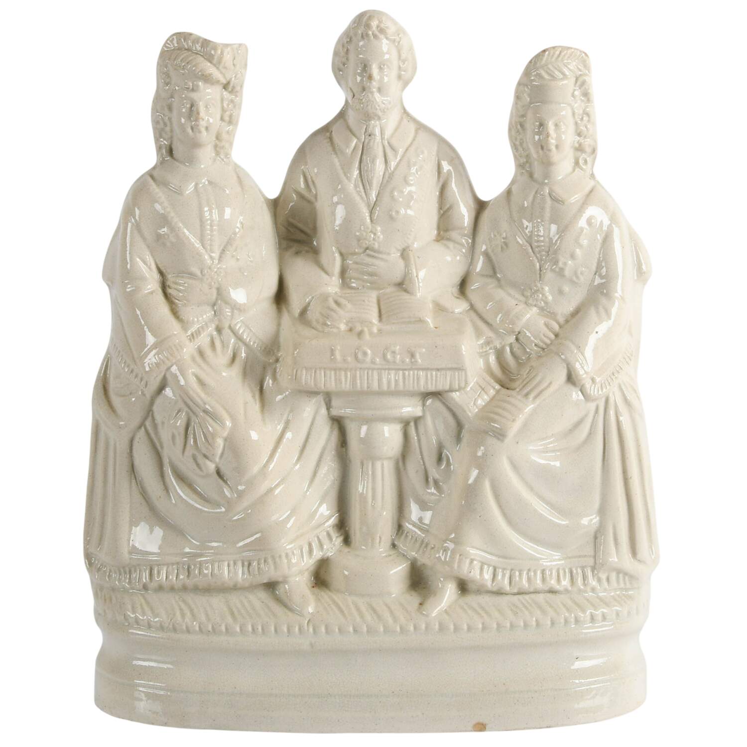 Antique Independent Order of Good Templars Staffordshire Figure-1
