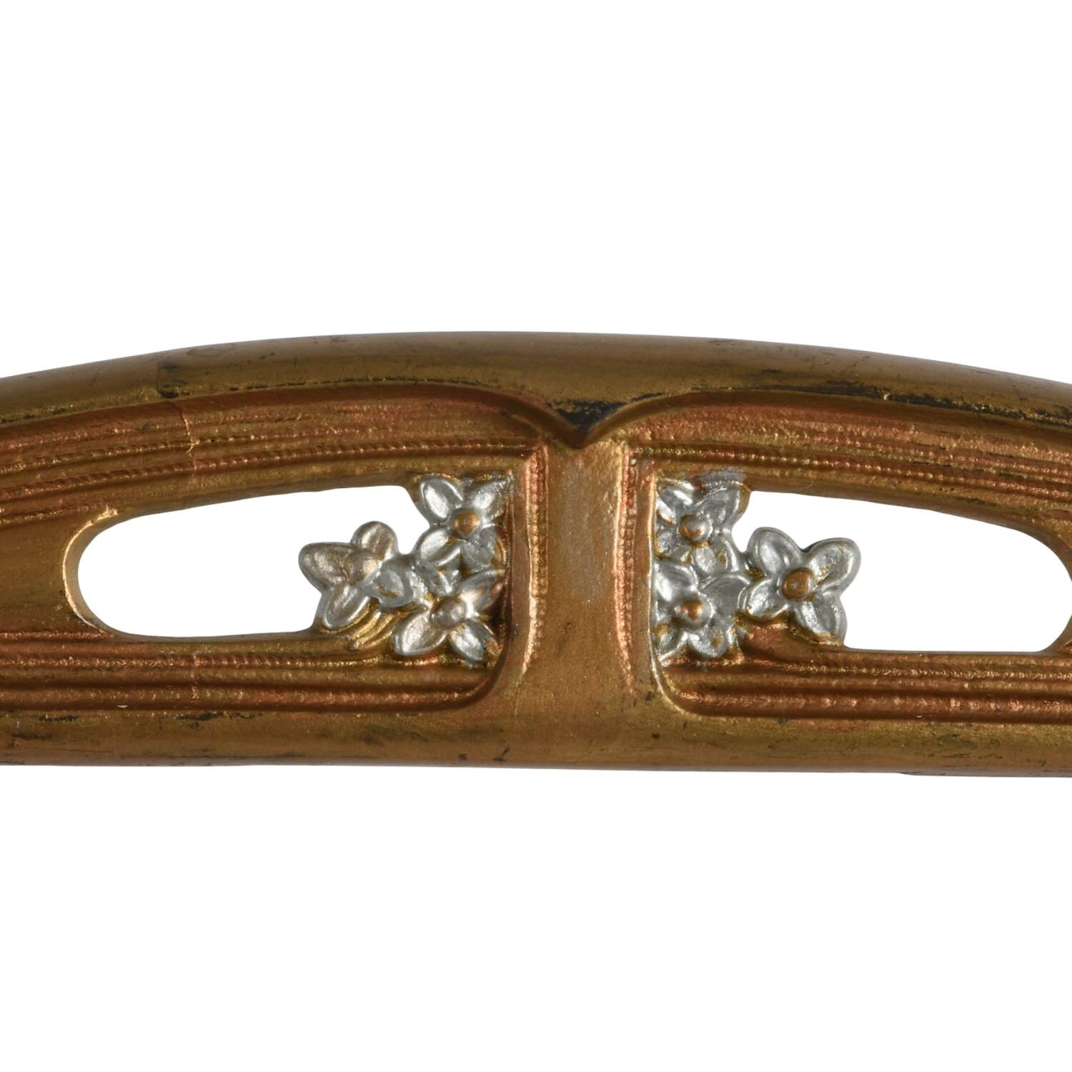 Antique Art Nouveau Gilt Metal Picture Frame-2