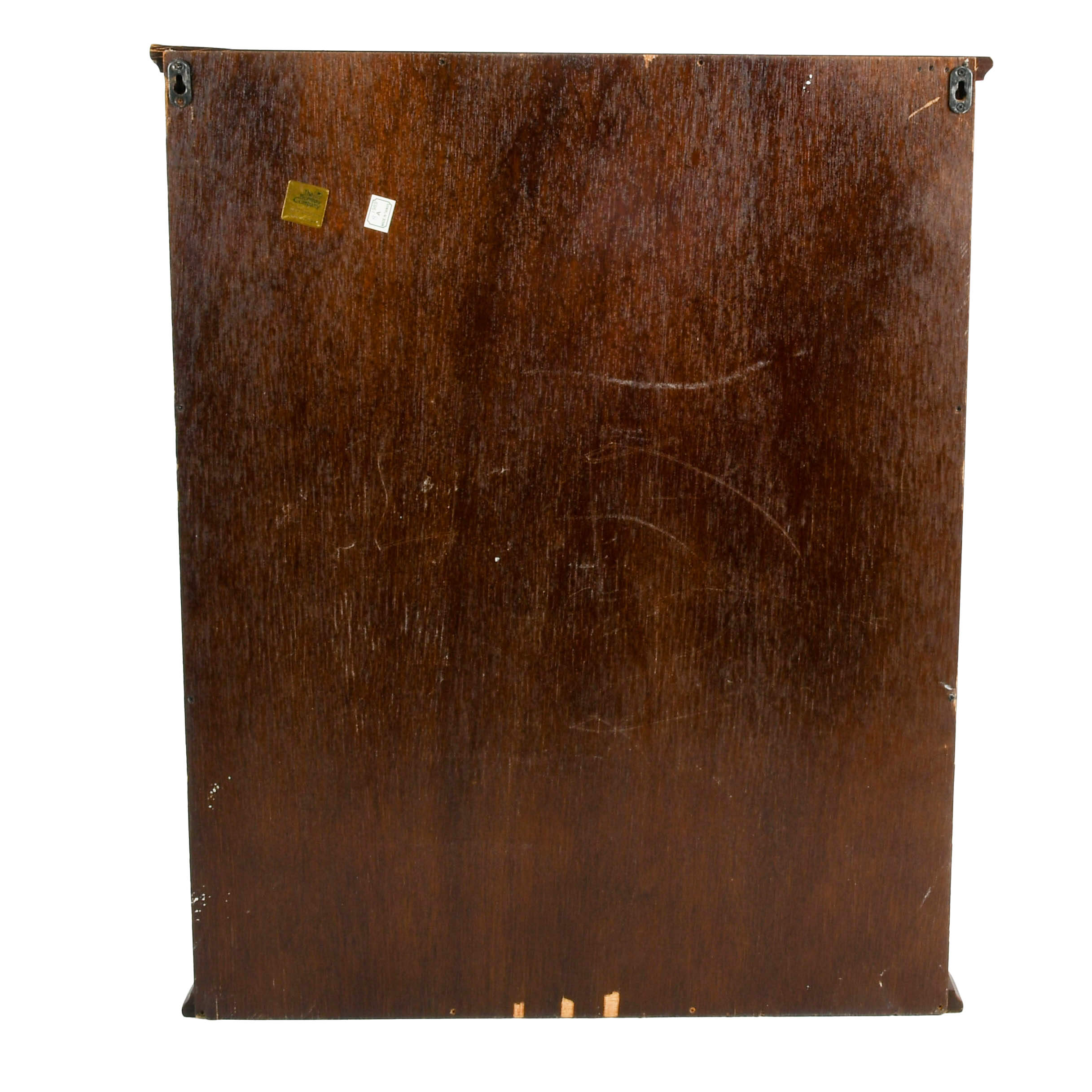 Bombay Mahogany Glass Front Curio Cabinet-6
