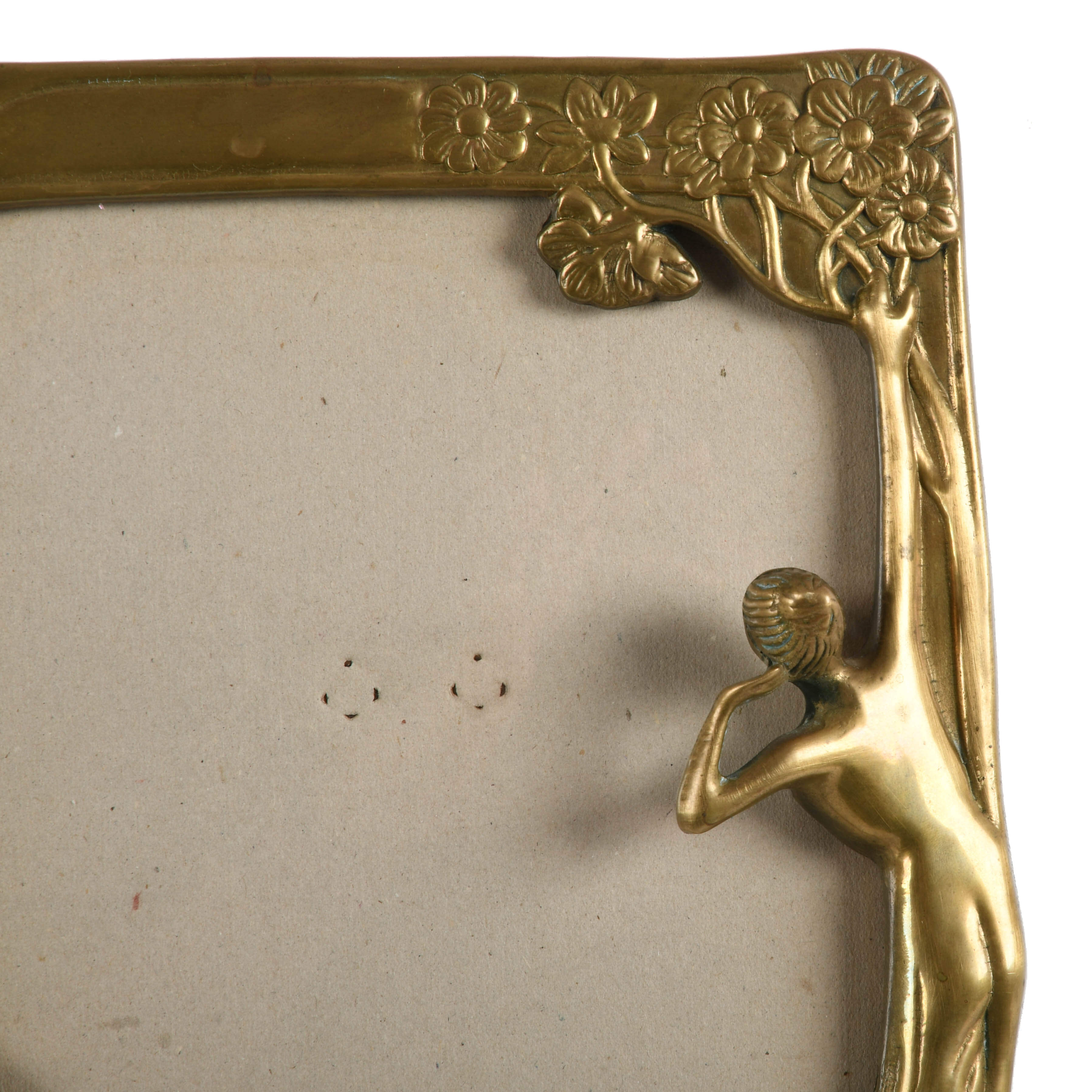 Art Nouveau Figural Picture Frame-2