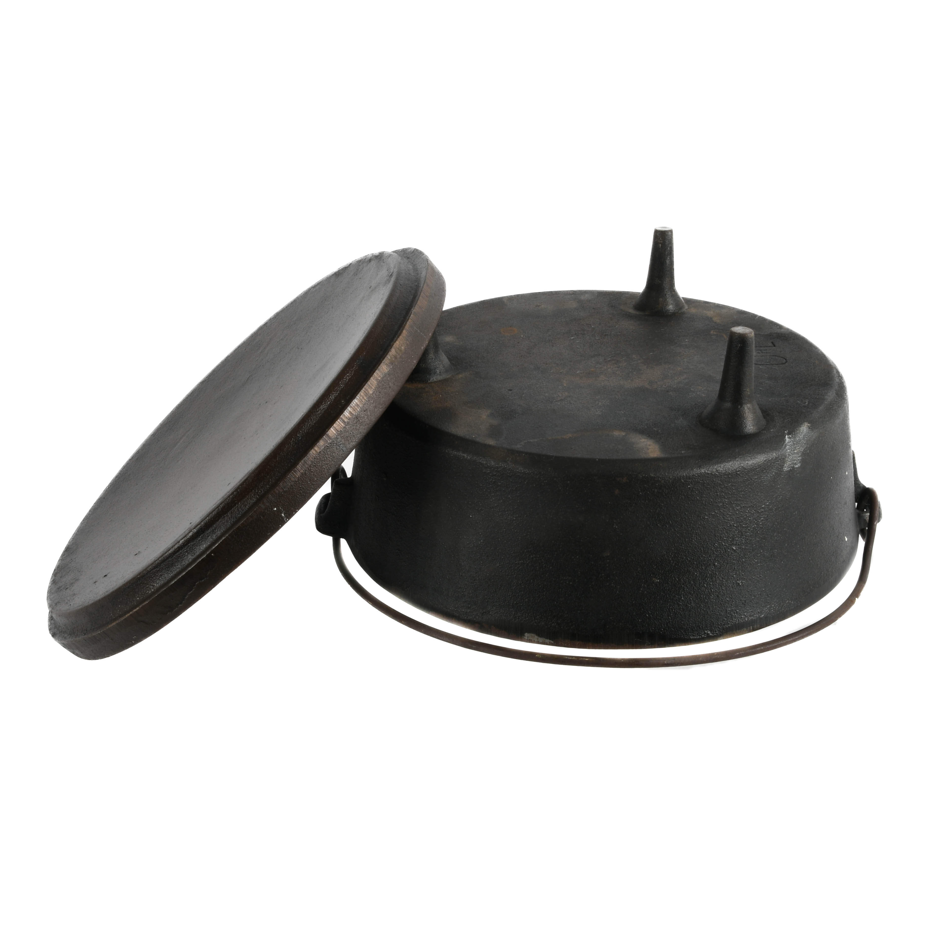 Cast Iron Dutch Oven Camp Stove with Lid-6