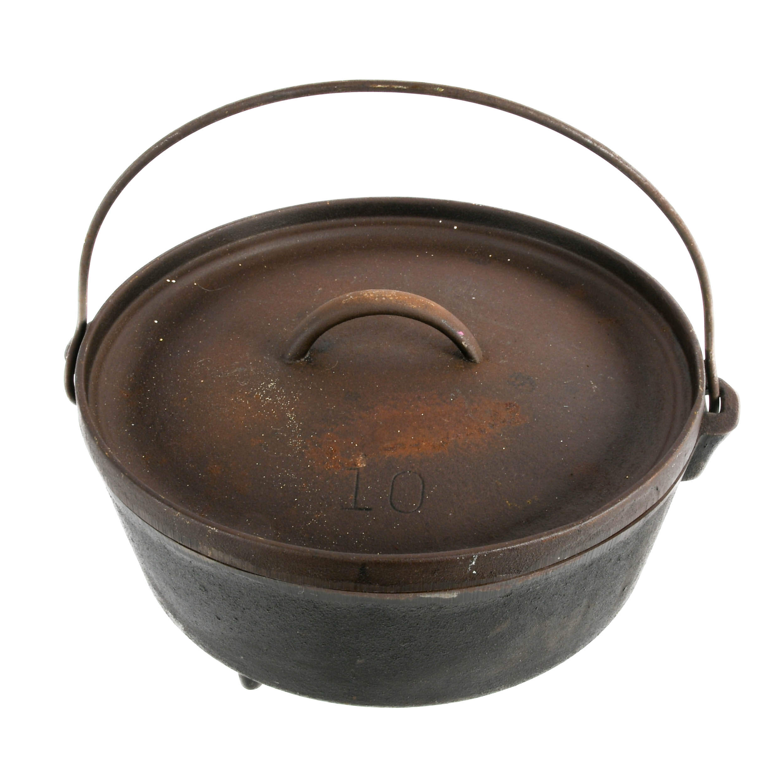 Cast Iron Dutch Oven Camp Stove with Lid-2