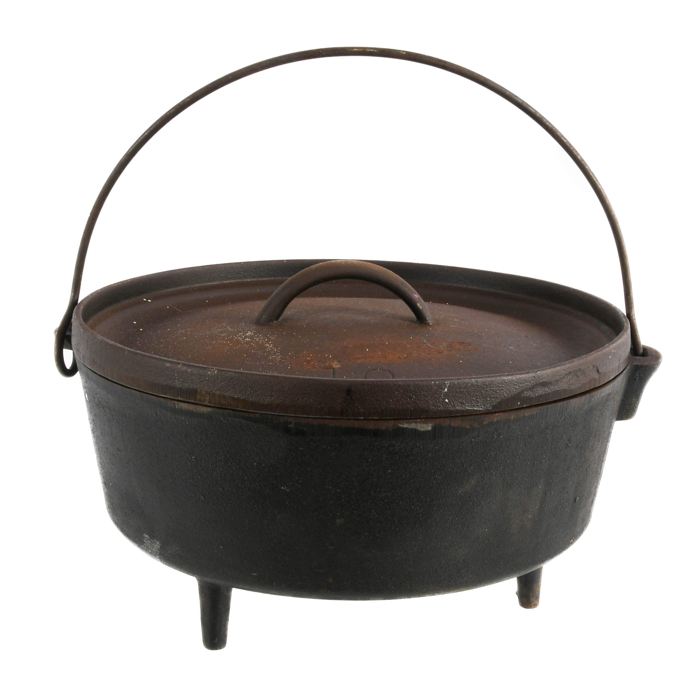 Cast Iron Dutch Oven Camp Stove with Lid-1