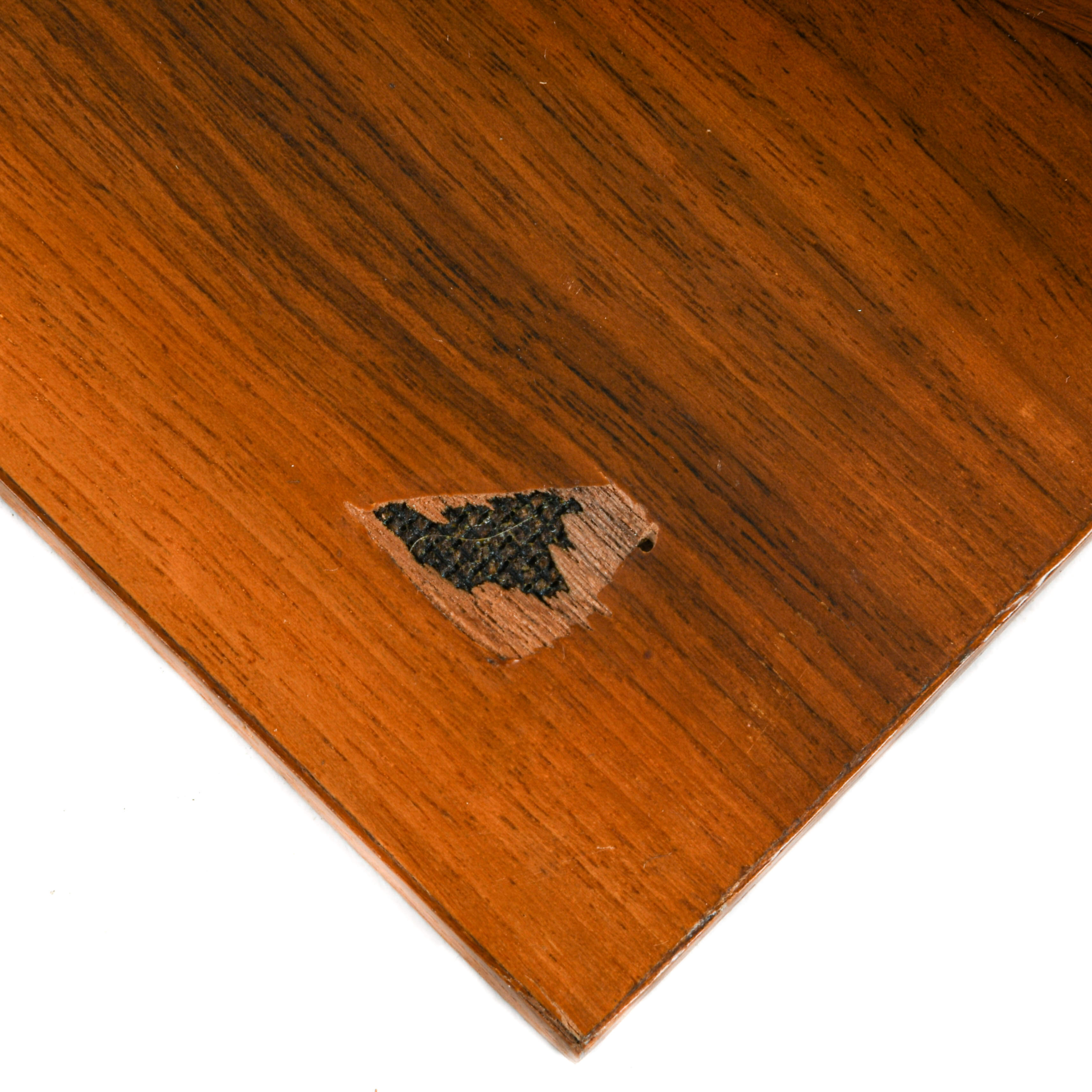 Marquetry Inlaid Wall Plaque with Reuge Swiss Music Box-8