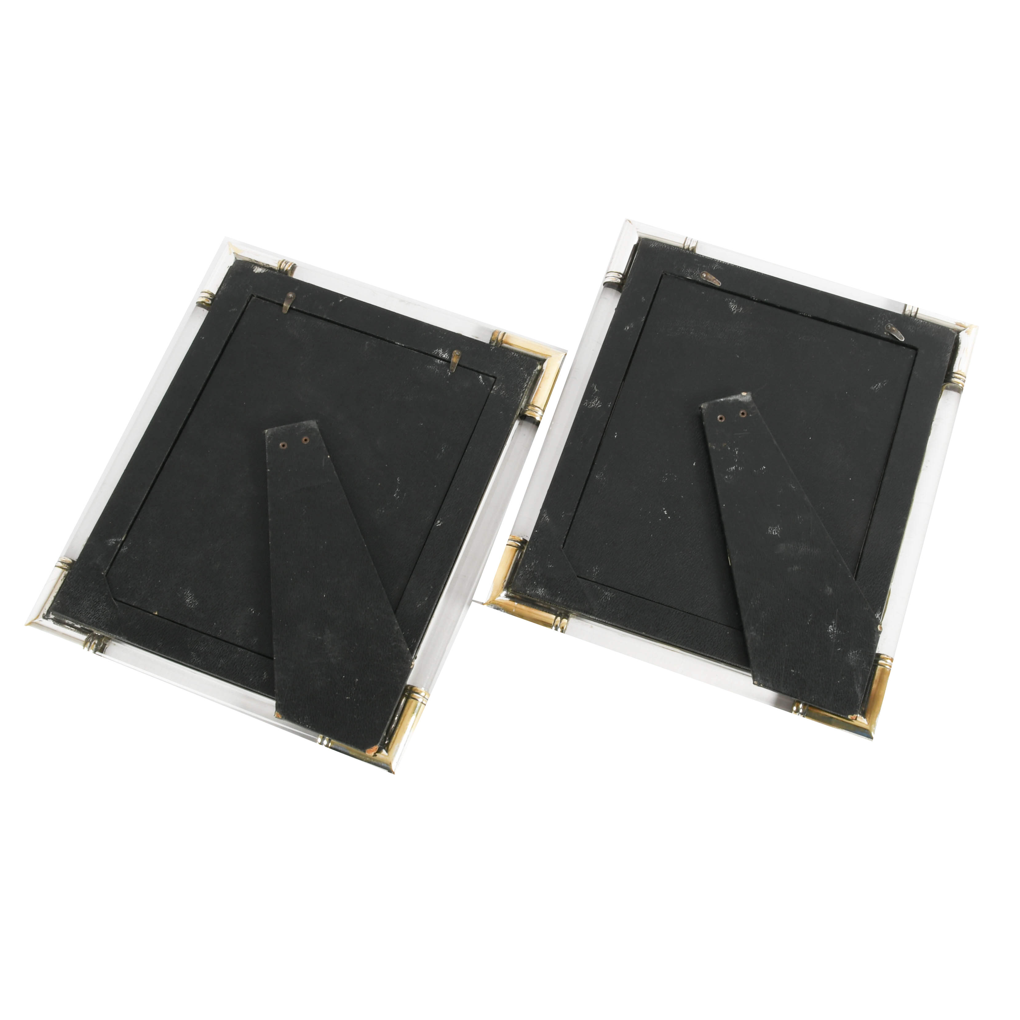 Pair of Metal Art Deco-Style Picture Frames-5