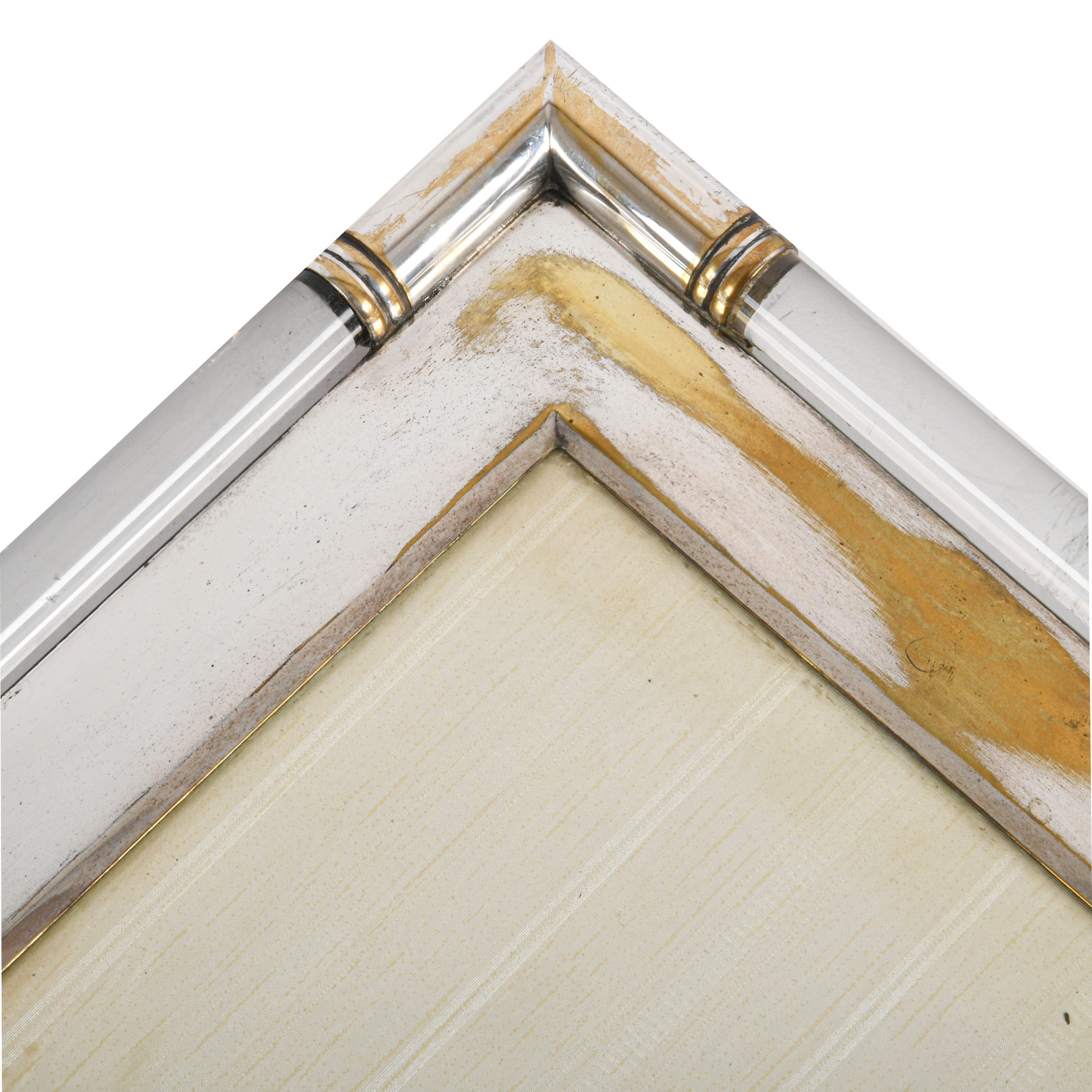 Pair of Metal Art Deco-Style Picture Frames-4