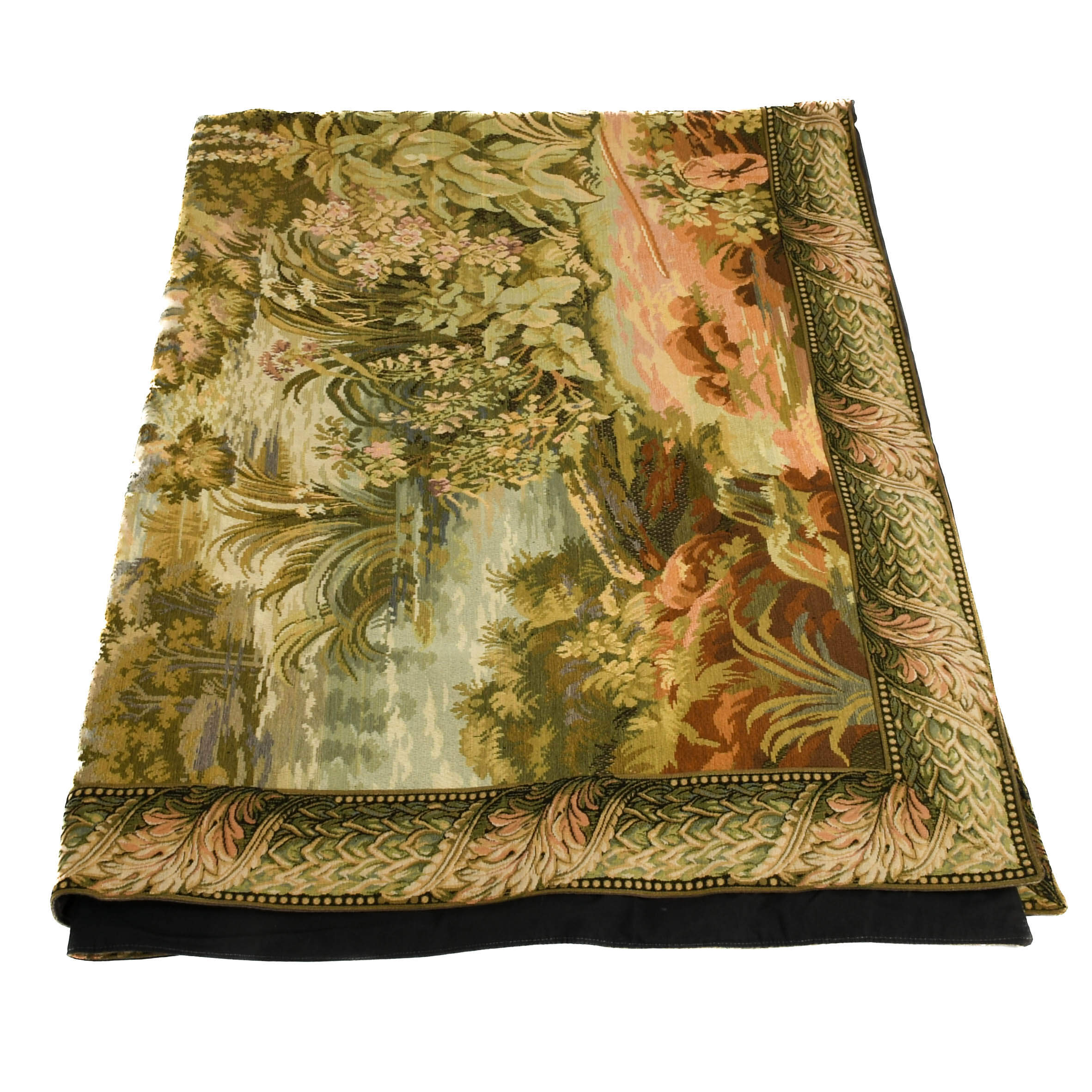Romantic French Scenic Estate Wall Tapestry-5