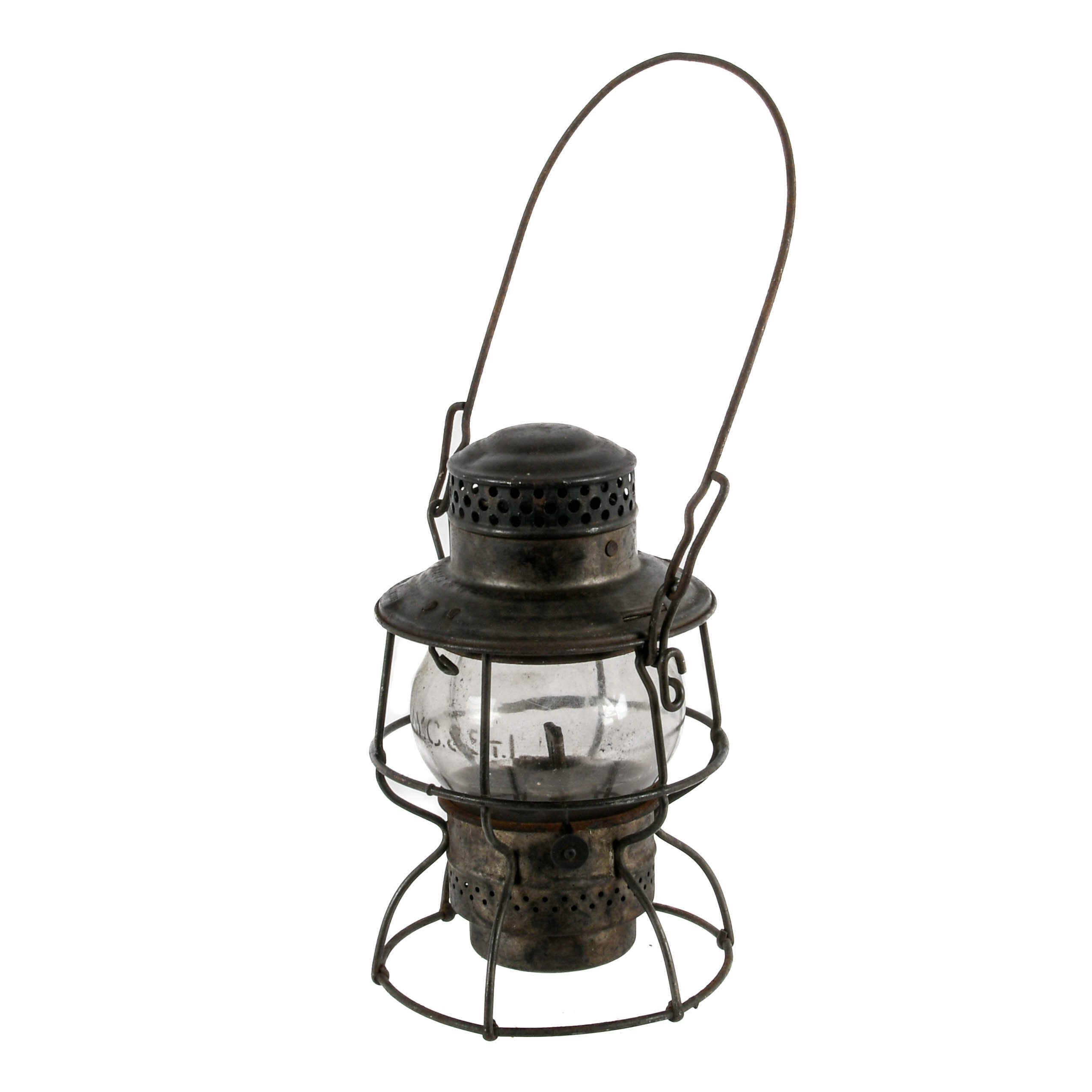 Antique Adams & Westlake Co. Railroad Lantern-4