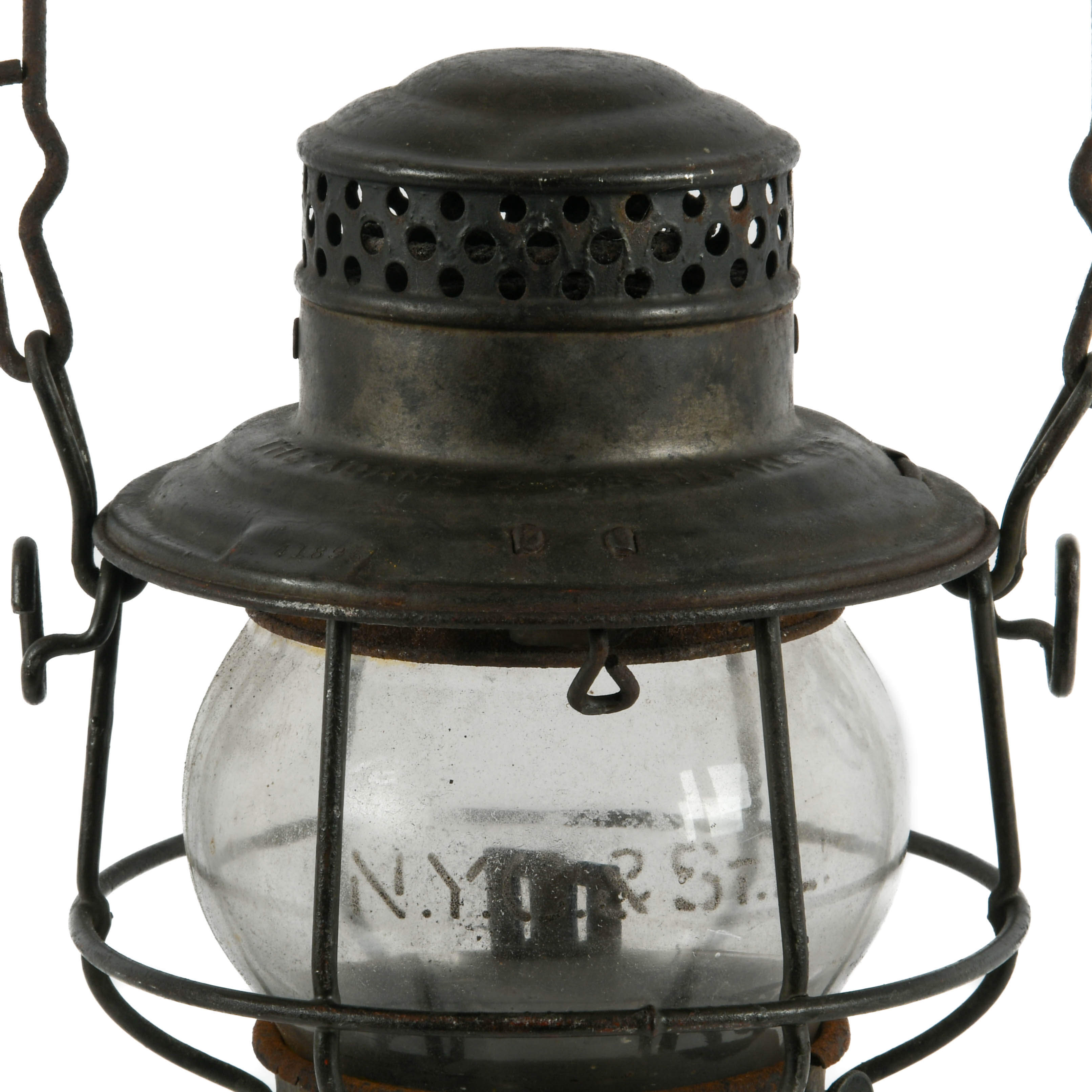 Antique Adams & Westlake Co. Railroad Lantern-3