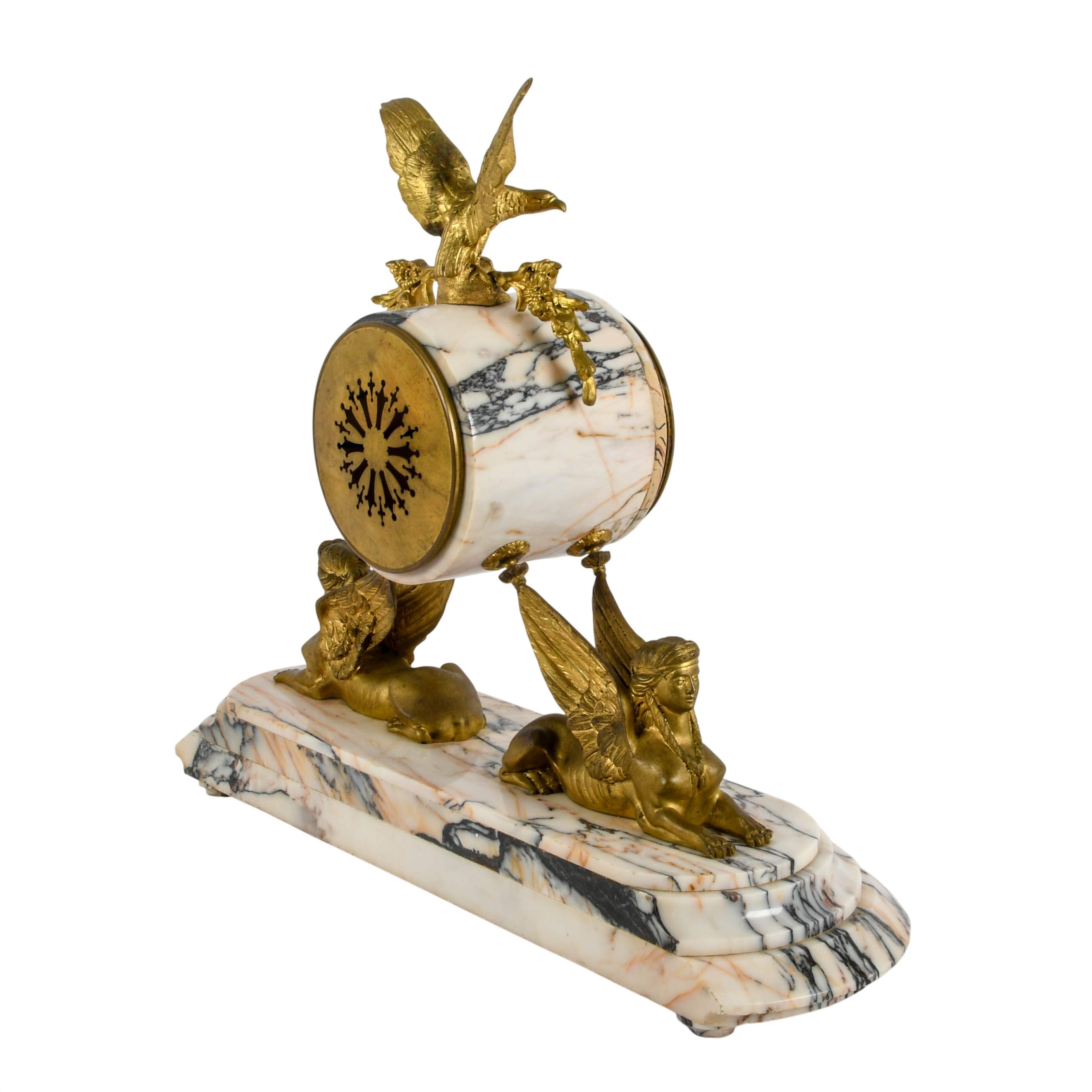 Sphinx Marble Clock-7
