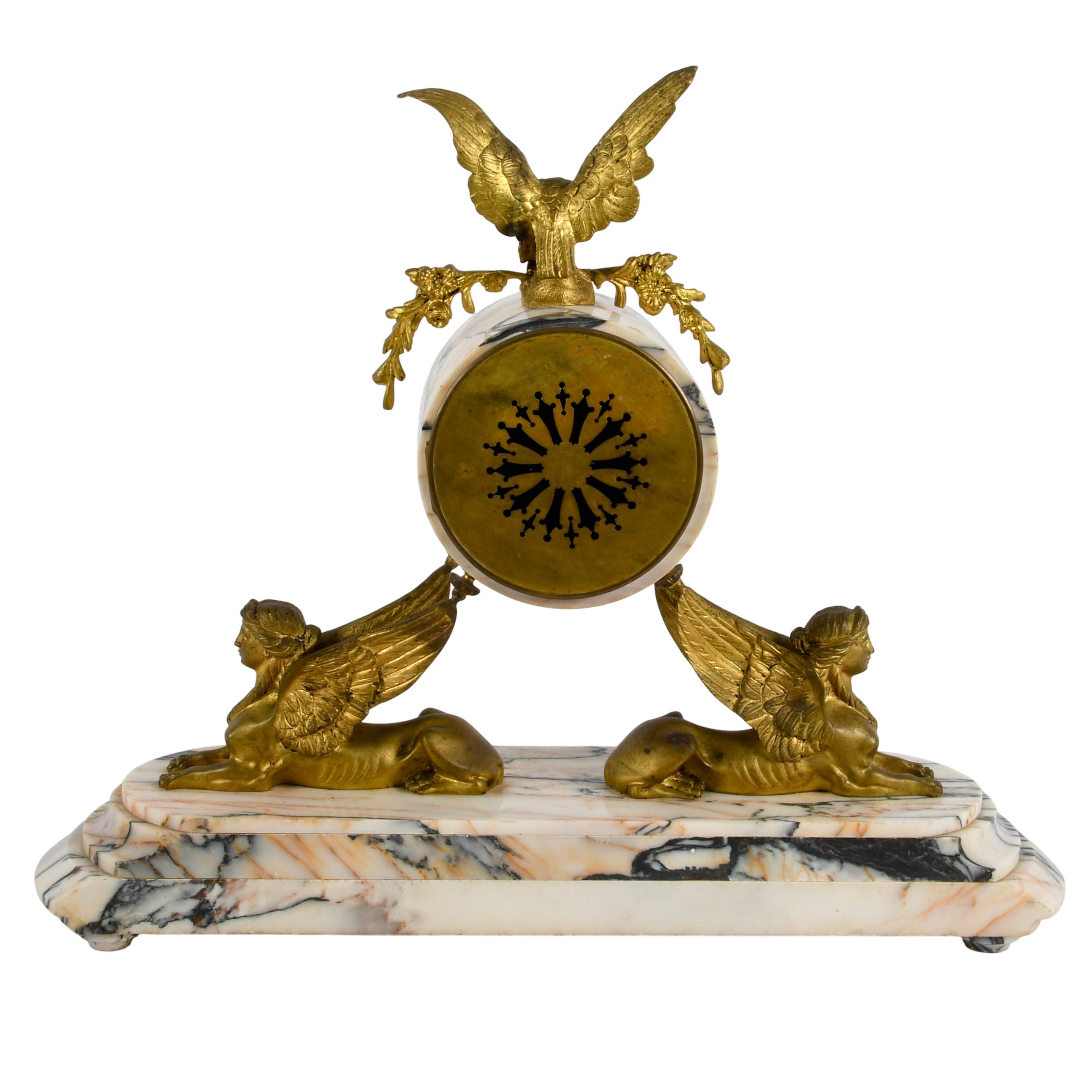 Sphinx Marble Clock-6