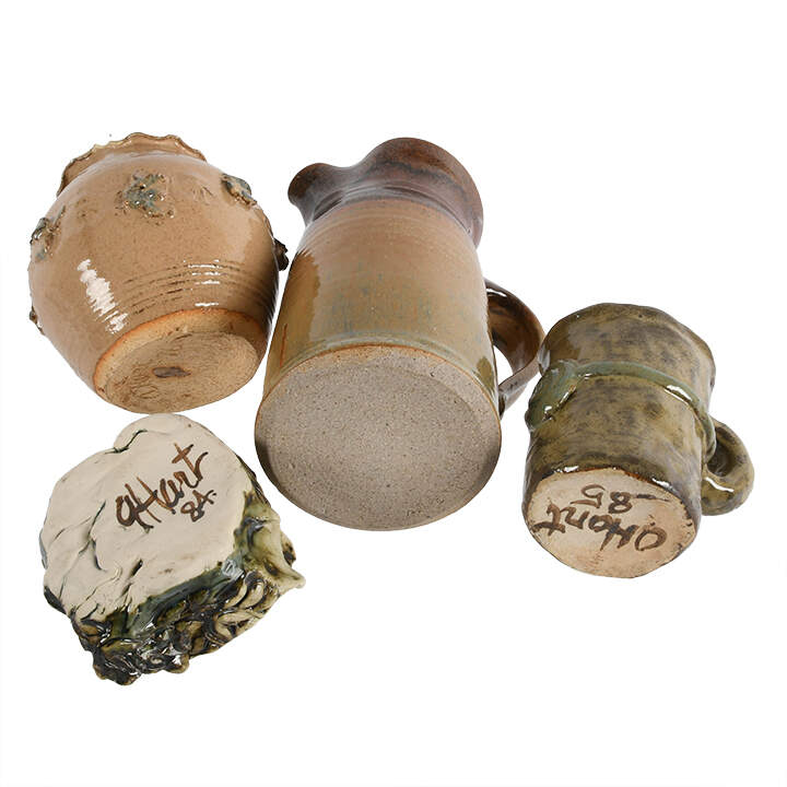 Grouping of Studio Art Pottery Vases and Trinkets-5