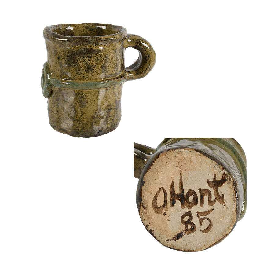 Grouping of Studio Art Pottery Vases and Trinkets-4