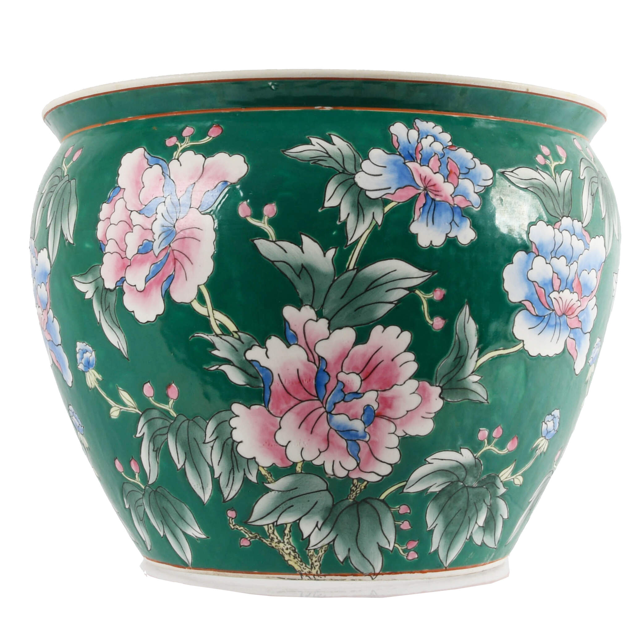 Chinese Porcelain Floral Planter-2