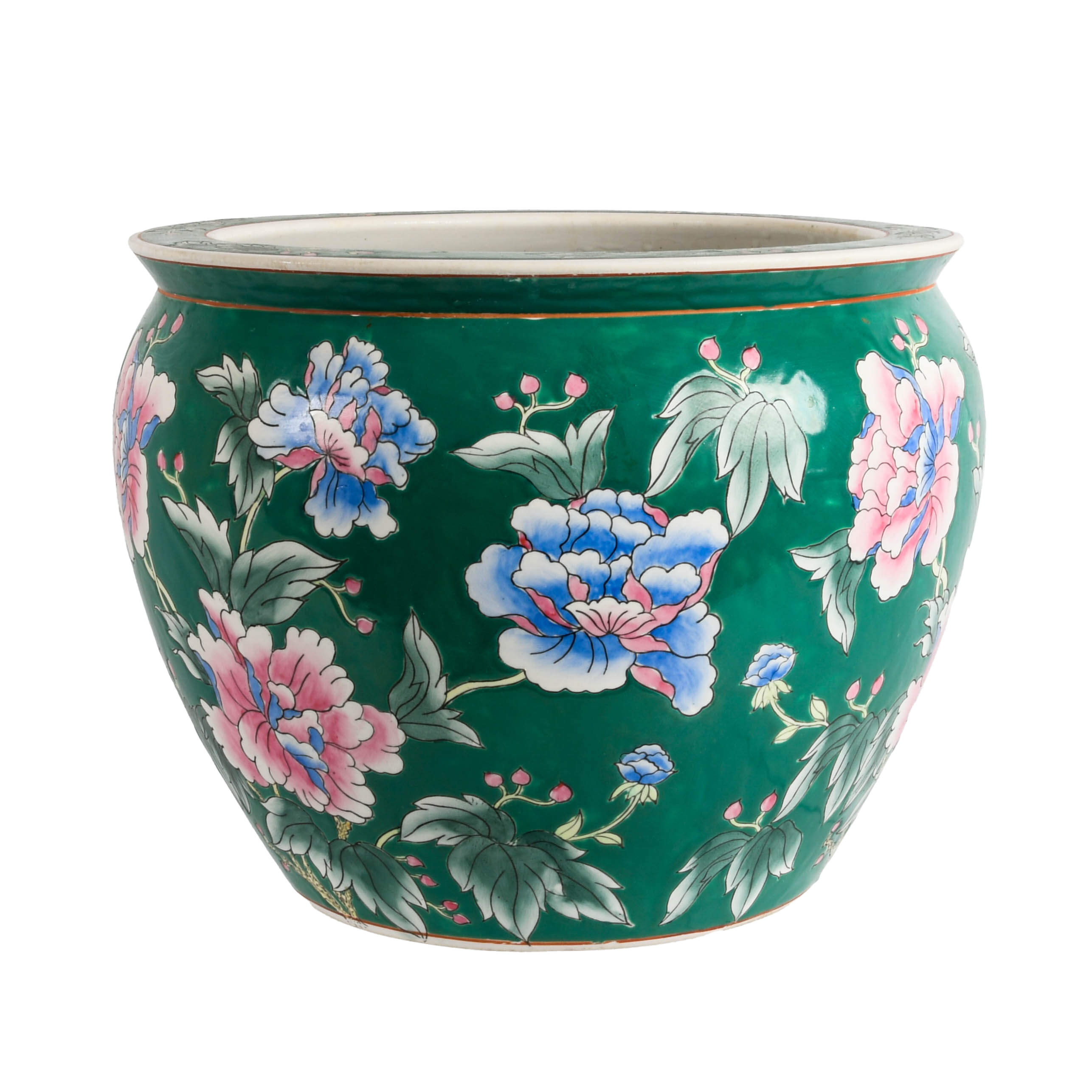 Chinese Porcelain Floral Planter-1