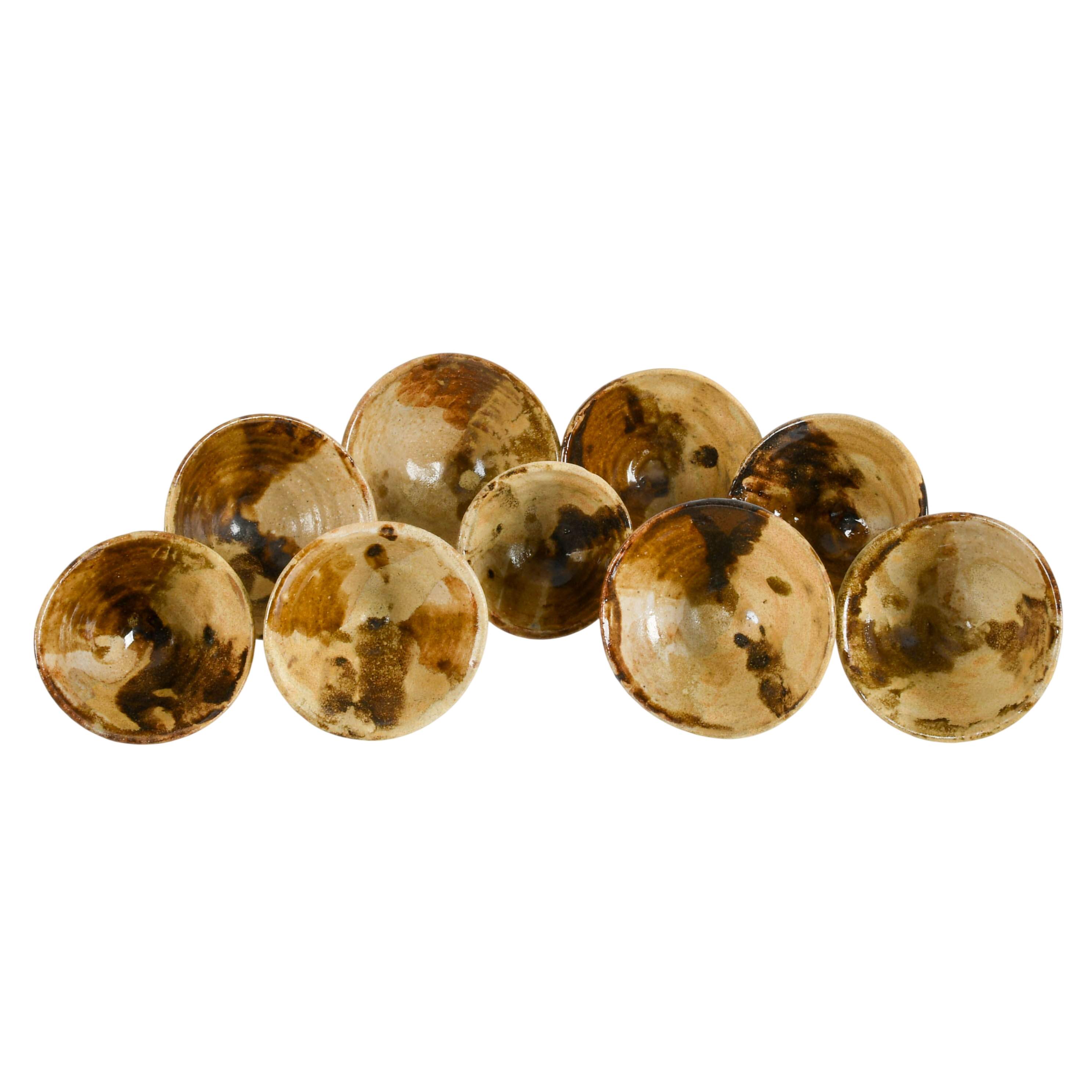 Set of Studio Art Pottery Bowls-10