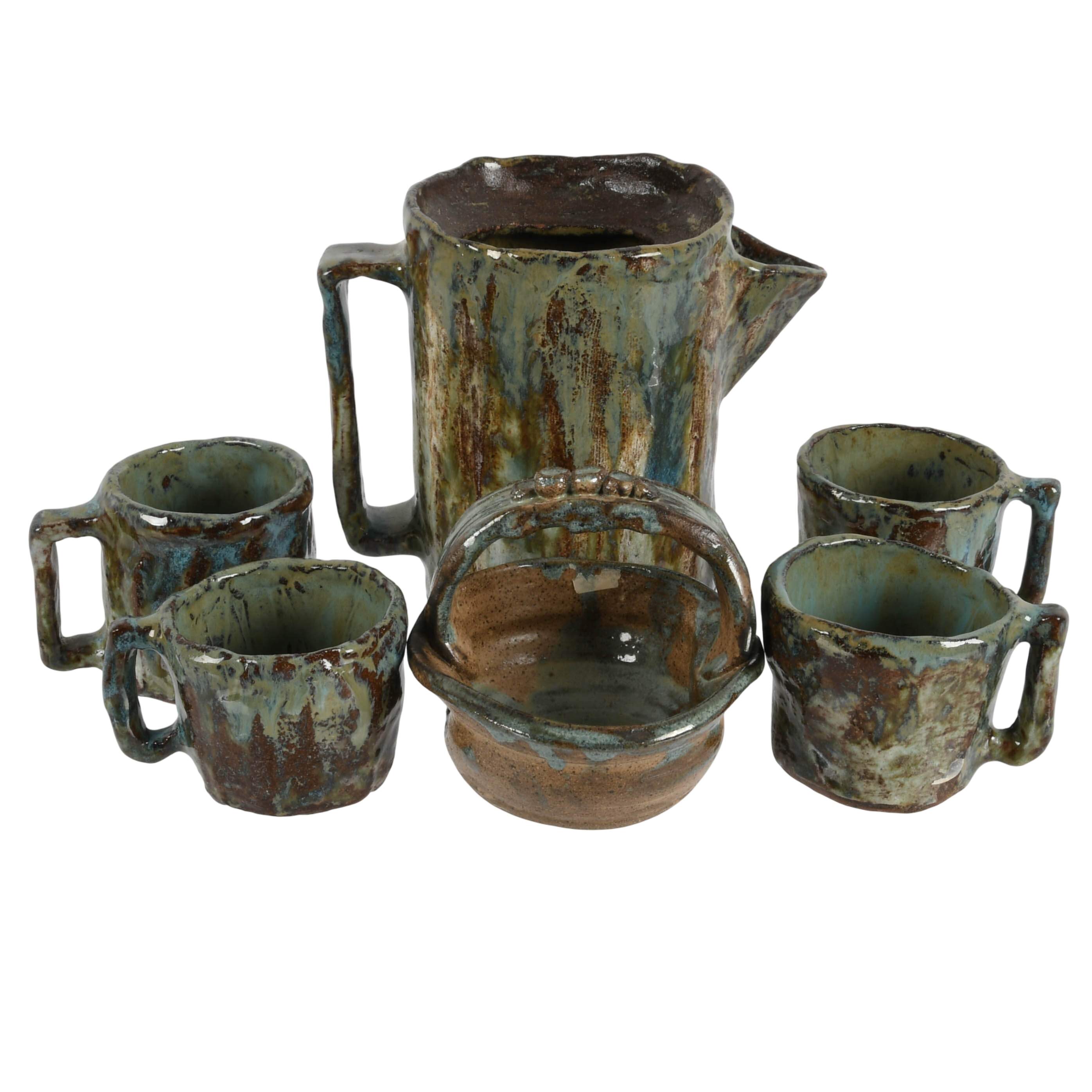 Lot of Six Tea Items by Anita Hart-2