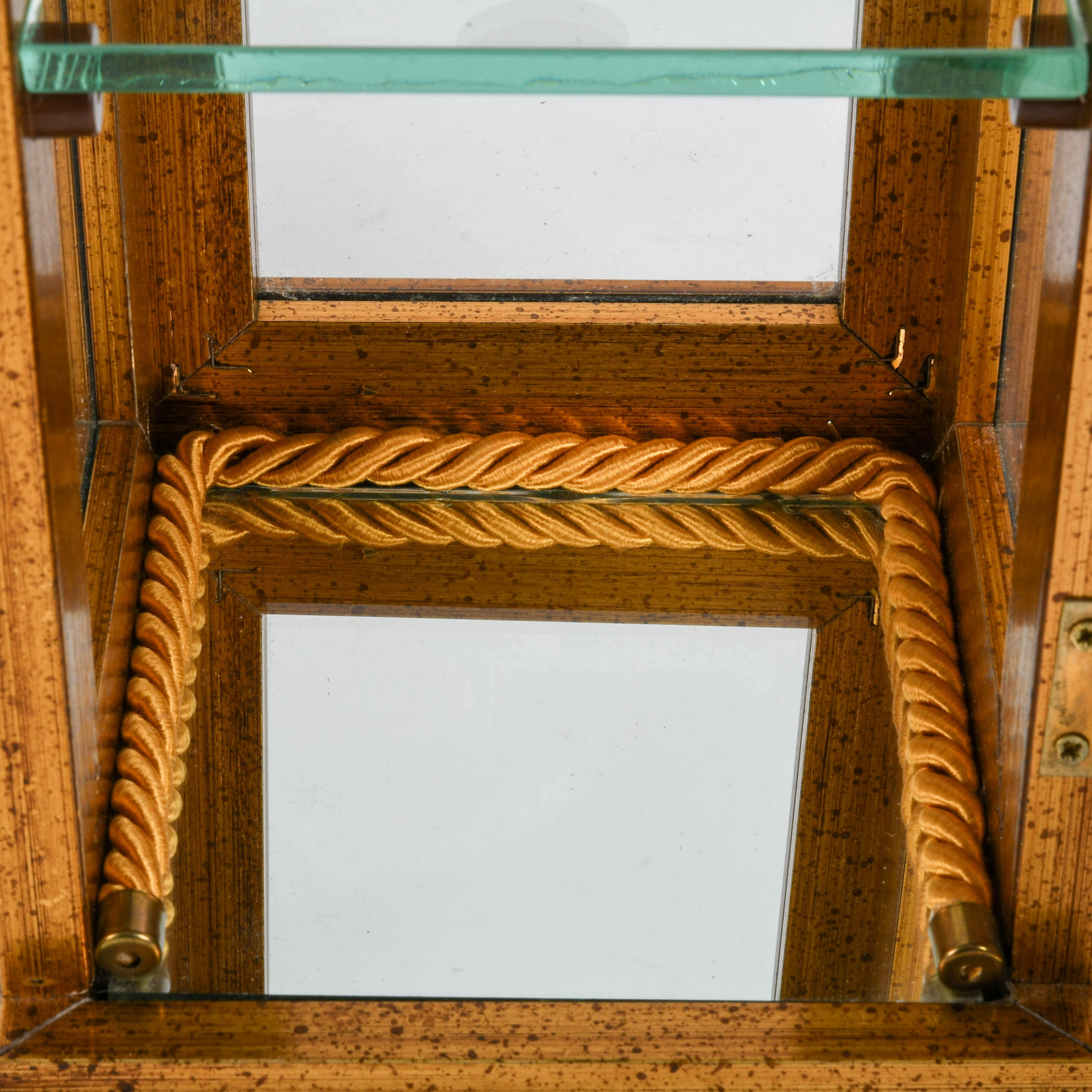 Gold Italian Vitrine Display Cabinet-9