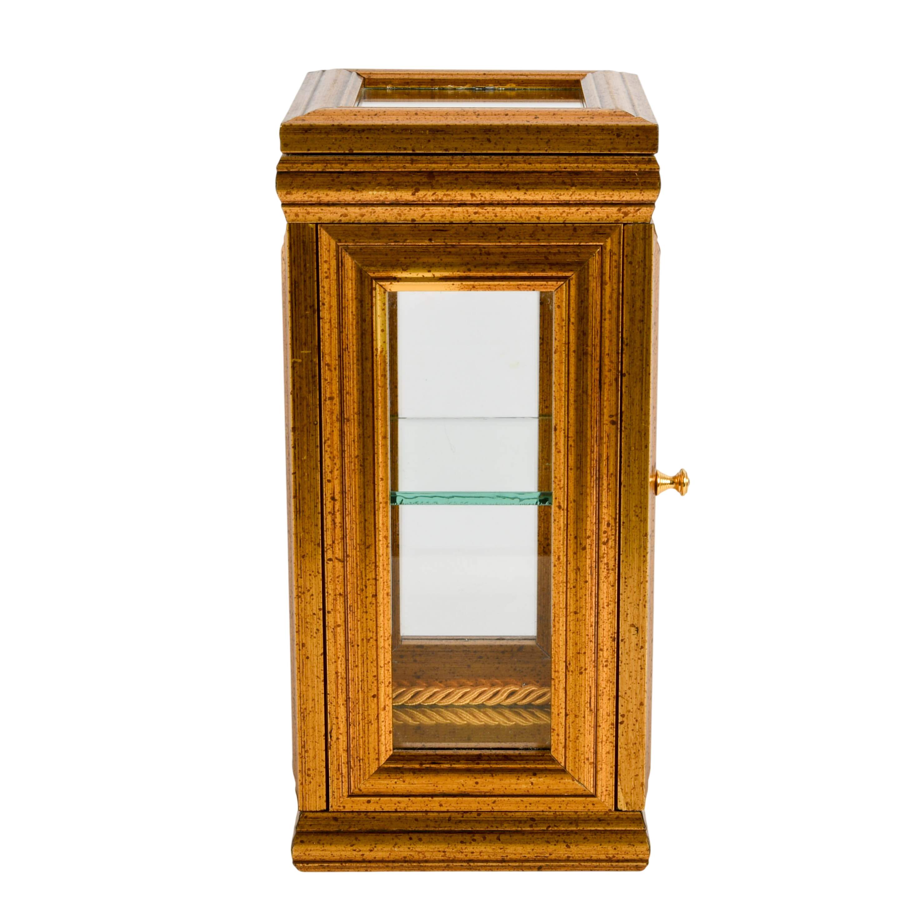 Gold Italian Vitrine Display Cabinet-4